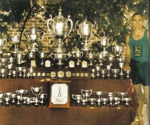 1954 Wally With A Few Of His Trophies 
